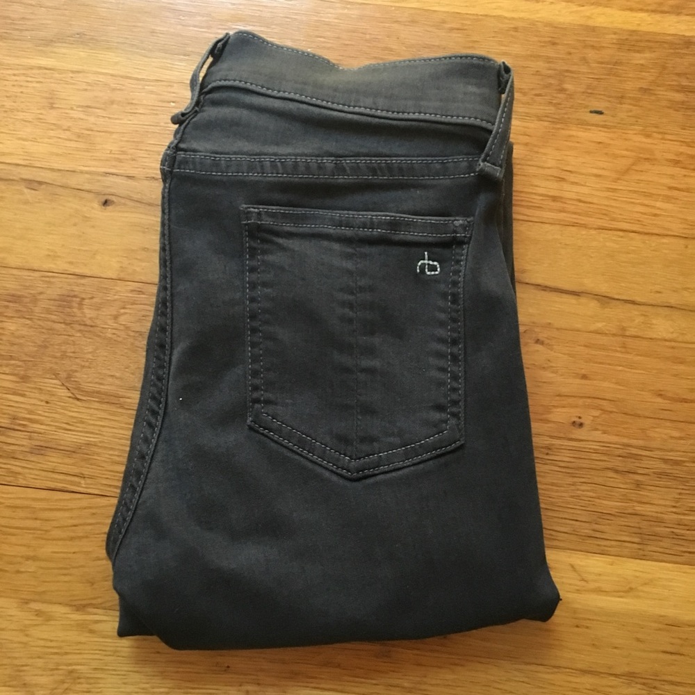 Washed Black Rag & Bone Skinny Legging